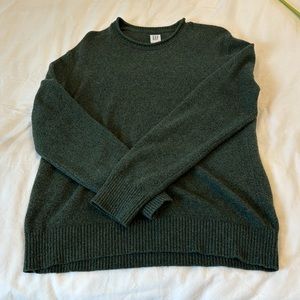 Gap green wool blend sweater